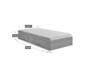 Ver imagem 2 de Cama Box Auxiliar Branco - D Doro Móveis