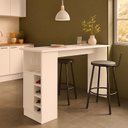 Ver imagem 4 de Bancada para Cozinha com Adega 1 Porta com Prateleira Realeza