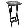 Conjunto Mesa Bistrô com 2 Banquetas Dobráveis de Madeira Personalizada Hei - Preta - 3