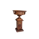 Ver imagem 2 de Floreira Com Base Flores Jardim Decorar Ferro Fundido