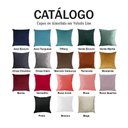 Ver imagem 6 de Kit 3 Capas para Almofada em Veludo Liso Quadrada 60x60 Cor:verde Escuro, Marrom e Bege