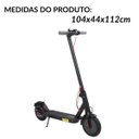 Ver imagem 3 de Patinete Elétrico 350w Dobrável 25 Km/h Autonomia 35 Km até 120 Kg Led Preto Importway Iwpel350
