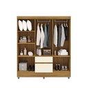 Ver imagem 4 de Guarda Roupa Ideal 6 Portas 2 Gavetas - Nature /brisa/ Champanhe Vila Rica