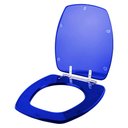 Ver imagem 2 de Assento Sanitario Poliester Stylus Azul Translucido para Vaso Celite