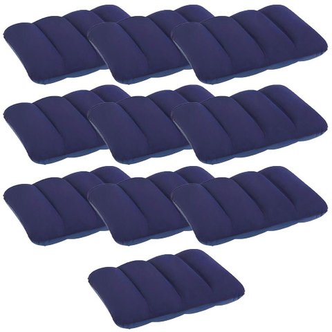Kit 10 Travesseiros Inflável Beam Comfort Vg Plus