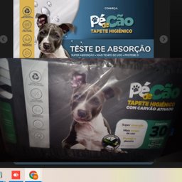 Tapete Higiênico Pé de Cão Carvão de Bambu 80x60cm 30 Unid - 3