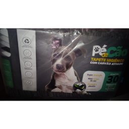 Tapete Higiênico Pé de Cão Carvão de Bambu 80x60cm 30 Unid - 2