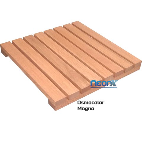 Deck de Madeira Modular 40x40 Cm Neonx com Pintura Neonx:osmocolor Mogno Semi Trans