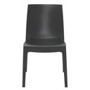 Ver imagem 4 de Cadeira Tramontina Summa Alice Acetinada Plástico Resistente Preto Sala de Jantar Varanda Cozinha