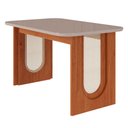 Ver imagem 4 de Conjunto de Jantar Mesa Valentina 1,30 com 4 Cadeiras Fernanda Wood Cinamomo/off/mad/joli Cimol Mesa