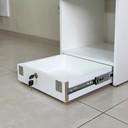 Ver imagem 6 de Mesa de Cabeceira Gaveta Comum e Gaveta Secreta com Fechadura Oculta - Branco