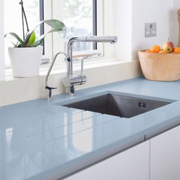 Papel de Parede Adesivo Lavavel Laca Alto Brilho Azul Caribe - 8