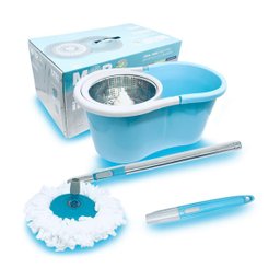 MOP GIRATÓRIO COM CESTO INOX - UTIL - 1