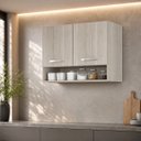 Ver imagem 1 de Armário Aéreo Multiuso 2 Portas 80 cm Modulado Montado