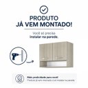 Ver imagem 7 de Armário Aéreo Multiuso 2 Portas 80 cm Modulado Montado