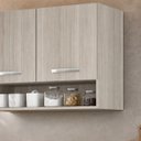 Ver imagem 2 de Armário Aéreo Multiuso 2 Portas 80 cm Modulado Montado