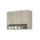 Ver imagem 3 de Armário Aéreo Multiuso 2 Portas 80 cm Modulado Montado