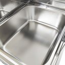 Ver mais imagens de Kit Lanchonete Fogão Portátil 2 Bocas + Chapa 90cm com Prensa e Fritadeira Profissional 1 Cuba