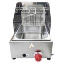 Ver imagem 2 de Kit Lanchonete Fogão Portátil 2 Bocas + Chapa 90cm com Prensa e Fritadeira Profissional 1 Cuba