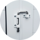 Ver imagem 4 de Porta Alumínio Camarão Lambril D.L25 Branco 70 Brimak
