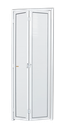 Ver imagem 1 de Porta Alumínio Camarão Lambril D.L25 Branco 70 Brimak