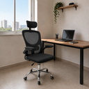 Ver imagem 5 de Cadeira de Escritório Oficial Diretor Vegas Preta com Apoio para Braços Confortável para Home Office