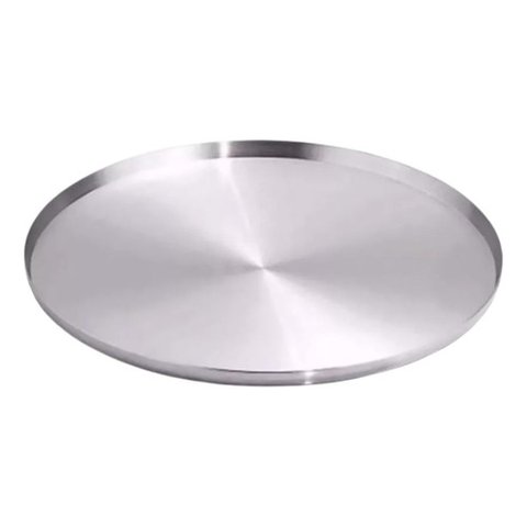 Forma Assadeira Bandeja para Pizza 35cm Redonda Alumínio Jjb