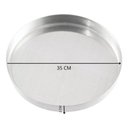 Ver imagem 3 de Forma Assadeira Bandeja para Pizza 35cm Redonda Alumínio Jjb