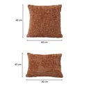Ver imagem 3 de Kit Almofadas Decorativas 30x45cm e 40x40cm Linhão Terracota - Nexta Casa