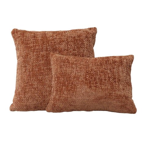Kit Almofadas Decorativas 30x45cm e 40x40cm Linhão Terracota - Nexta Casa