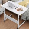 Mesa para Computador Notebook com Rodinhas Altura Ajustavel Multifuncional Jantar Cama Sala Branca - 2