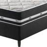 Cama Box Casal Preto + Colchão Molas Ensacadas Los Angeles Preto - 2