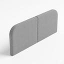 Ver imagem 3 de Cabeceira para Cama Box Clean Dobrável Linho 140cm Casal Painel Estofado