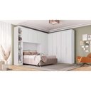 Ver imagem 3 de Modulo Cantoneira P/ Guarda-roupa Com 4 Prateleiras Branco