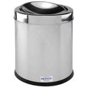 Ver imagem 4 de Lixeira com Tampa Basculante Banheiro Cozinha 7,8L Aço Inox