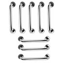 Ver imagem 1 de Alça de Apoio Barra Inox 30cm Kit 8 Unidades Segurança Idoso Banheiro Box Parede Corrimao Suporte Ac