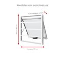 Ver imagem 2 de Janela Maxim-Ar com Grade 60CMX60CM em Alumínio Branco com Vidro – Vitrolar