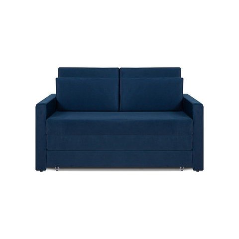 Sofá Cama Castor Casal Salerno Max Suede Azul