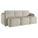 Ver imagem 6 de Sofá Cama Modulado Retrátil e Reclinável Decorativo Varsóvia 276cm Bouclê Bege Escuro G33 - Gran Bel