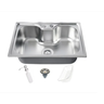 Kit Cuba Cozinha Gourmet Aço Inox 60x42 Cm e Torneira Flexível Brinovar - 2