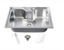 Ver imagem 2 de Kit Cuba Cozinha Gourmet Aço Inox 60x42 Cm e Torneira Flexível Brinovar