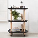 Ver imagem 5 de Carrinho multiuso 3 andares arredondado duo - Oikos