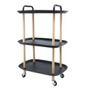 Ver imagem 1 de Carrinho multiuso 3 andares arredondado duo - Oikos