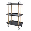 Ver imagem 4 de Carrinho multiuso 3 andares arredondado duo - Oikos