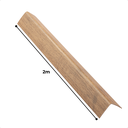 Ver imagem 4 de Kit 4 Perfil Pvc 2 Metros Acabamento para Painel Ripado