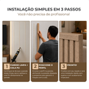 Ver mais imagens de Kit 4 Perfil 2 Metros Acabamento para Painel Ripado