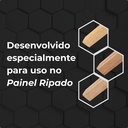 Ver imagem 5 de Kit 4 Perfil Pvc 2 Metros Acabamento para Painel Ripado