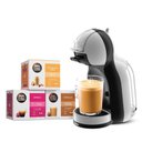 Ver imagem 3 de Kit Cafeteira de Cápsulas Nestlé Mini Me Cinza e Preta com 30 Unidades para Bebidas Quentes e