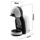 Ver imagem 6 de Kit Cafeteira de Cápsulas Nestlé Mini Me Cinza e Preta com 30 Unidades para Bebidas Quentes e