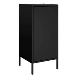Gabinete Aco Alto Preto 1 Porta Smart (35 X 35 X 76cm) (8010001) - 1
